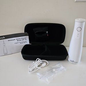 Waterpik White Cordless Water Flosser (WF-10) with Carrying Case for Travel